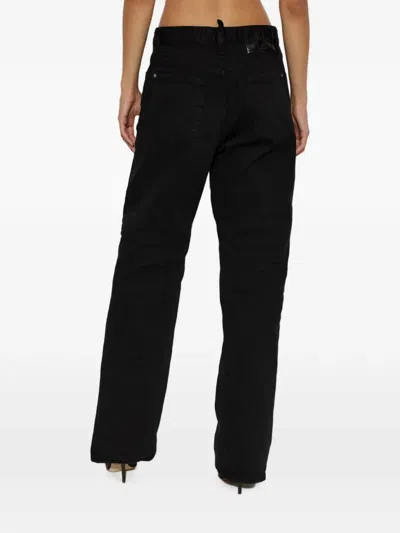 Dsquared2 Belt-loop Jeans In Black