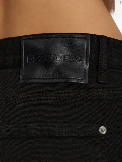 Dsquared2 Belt-loop Jeans In Black