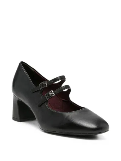 Tamaris Double-strap Leather Pumps In Multi