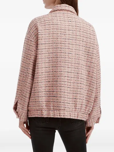 B+ab Tweed Button-up Jacket In Multi