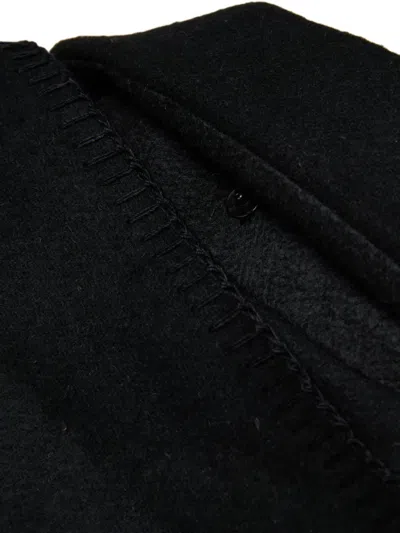 N°21 Single-breasted Coat In Black