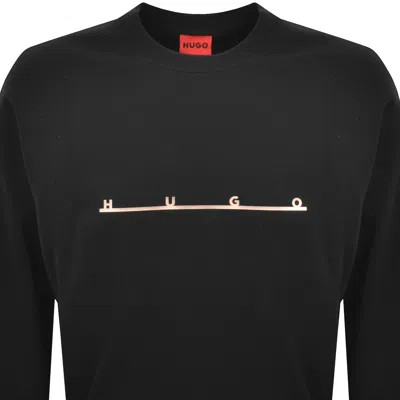 Hugo Boss Hugo Datri Sweatshirt Black In Black