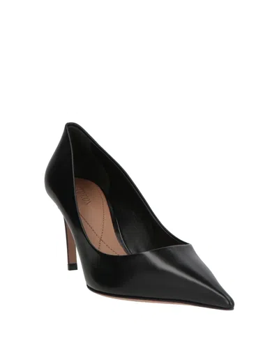 Dolce & Gabbana Leather Stilettosplain In Black