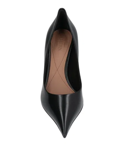 Dolce & Gabbana Leather Stilettosplain In Black