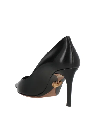 Dolce & Gabbana Leather Stilettosplain In Black