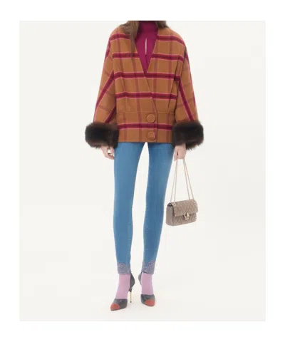 Valentino Belt-loop Jeans In Blue