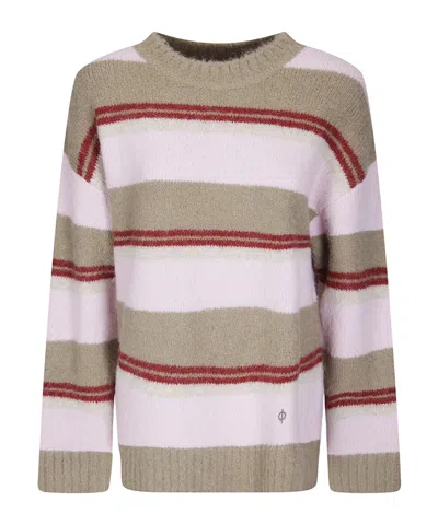 Samsoe & Samsoe Sajeanne Horizontal-stripe Sweater In Multi