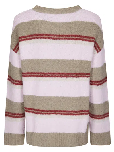 Samsoe & Samsoe Sajeanne Horizontal-stripe Sweater In Multi