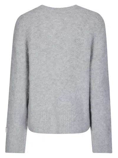 Samsoe & Samsoe V-neck Sweater In Grey