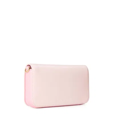 Marc Jacobs Solid Wallet On Chain In Pink
