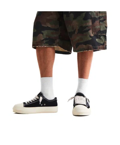 Represent Solid Color Low-top Trainers In Black