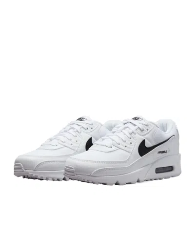 Nike Contrast Mesh Sneakers In White