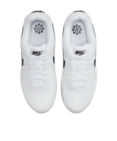 Nike Contrast Mesh Sneakers In White