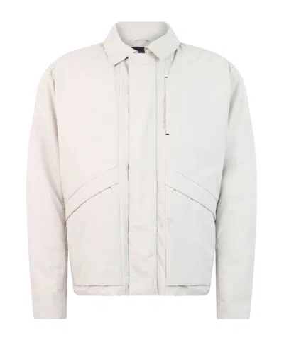 Herno Button-fastening Collared Jacket In White