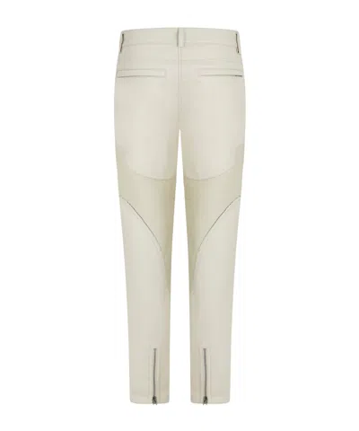Tom Ford Biker Leather Pants In White