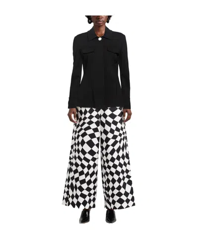 Max Mara Solid Colour Shirts In Black
