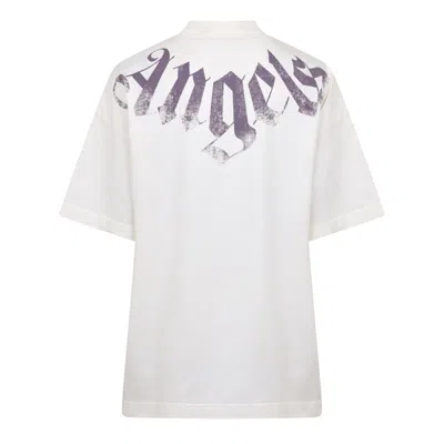 Palm Angels Oversized Tshirt In White