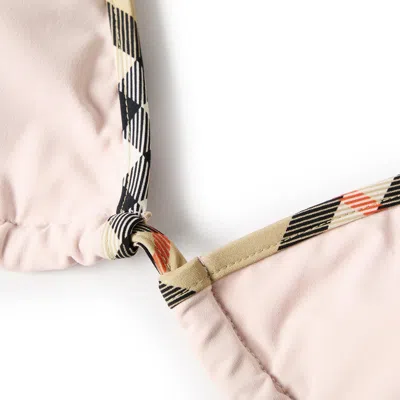 Burberry Triangle Bikini In Pink