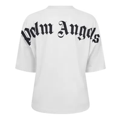 Palm Angels Oversized Tshirt In White