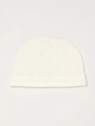 Moschino Classic Cotton Mini Hat For Kids In White