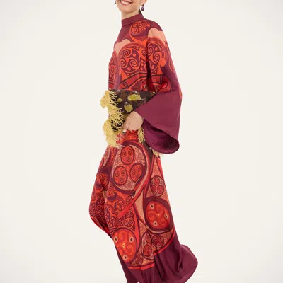 La Doublej Make An Exit Top In Alchemy Placée Dark Red