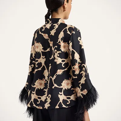 La Doublej Make An Exit Top In Buttercup Black