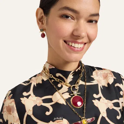 La Doublej Make An Exit Top In Buttercup Black