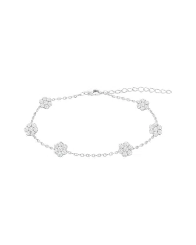 Donatello Gian Silver Bracelet Stackable In Transparent