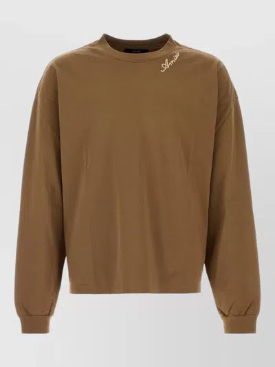 Amiri Script Oversized Long Sleeve Tee
