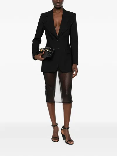 Viktor & Rolf Triple-layer Wool Blazer In 블랙