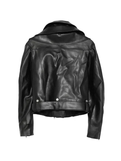 Viktor & Rolf Multi-layer Biker Jacket In 블랙