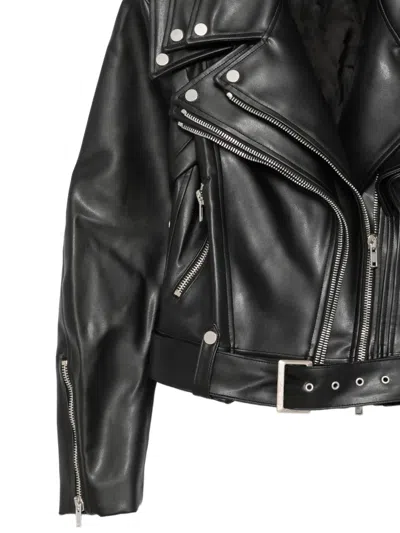 Viktor & Rolf Multi-layer Biker Jacket In 블랙