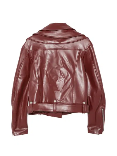 Viktor & Rolf Multi-layer Biker Jacket In 레드