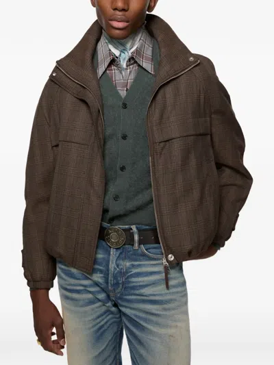 Acne Studios Wool Jacket In 브라운