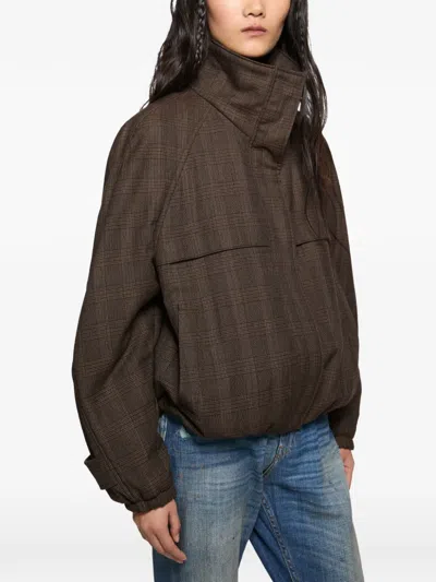 Acne Studios Wool Jacket In 브라운