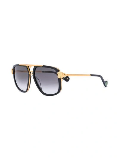 Shop Anna-karin Karlsson Paws Up Sunglasses In Black