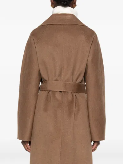 Joseph Spencer Belted Coat In 브라운