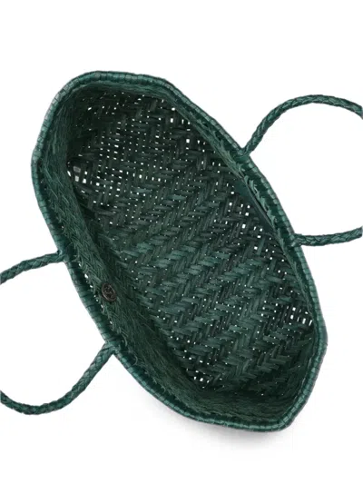 Dragon Diffusion Woven Leather Tote Bag In Pattern