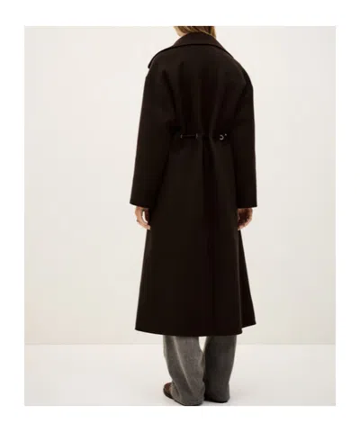 Bash Belted Coat In Black