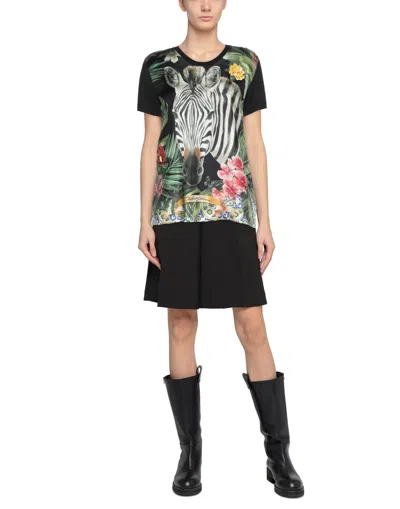Dolce & Gabbana Printed T-shirt In Black