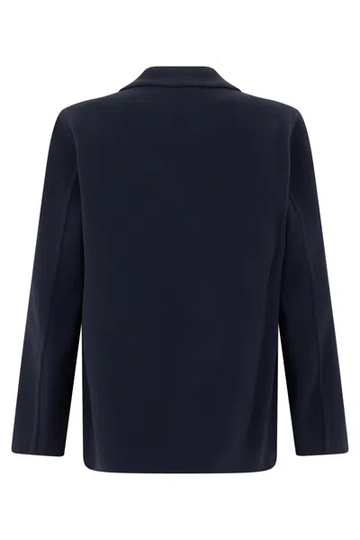 Herno Button-up Patch-pocket Blazer In Blue
