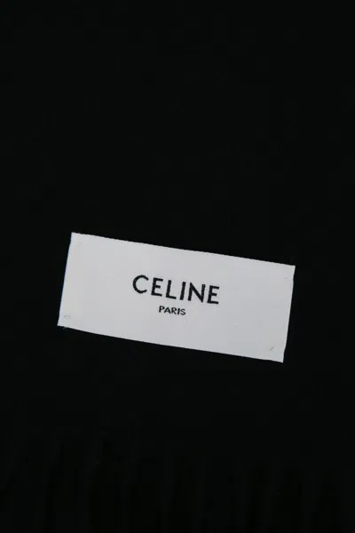 Celine Rectangular Scarf In Yellow