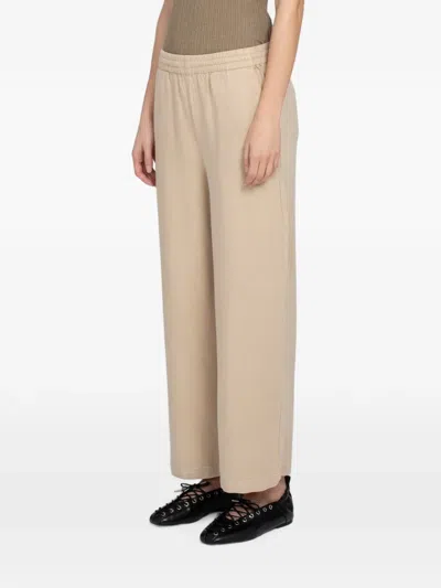 Minimum Maya Elasticated Trousers In Brown