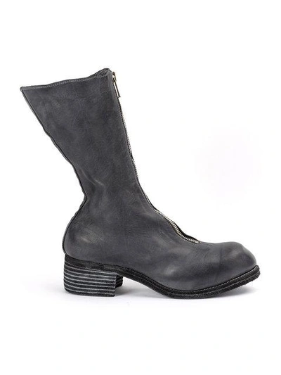Guidi Block Heel Mid-calf Boots