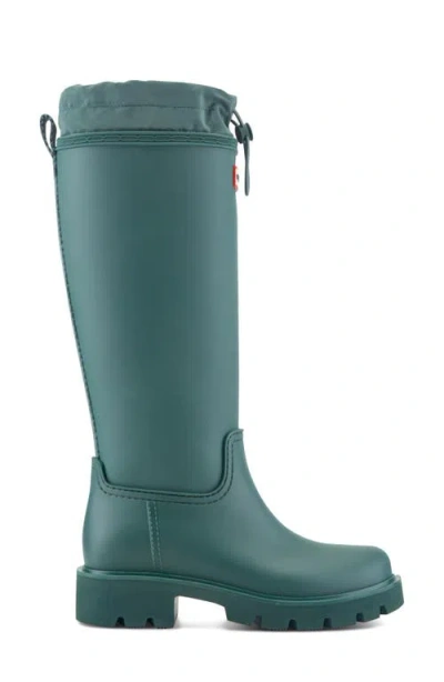 Hunter Carson Lug Sole Boot In Blue