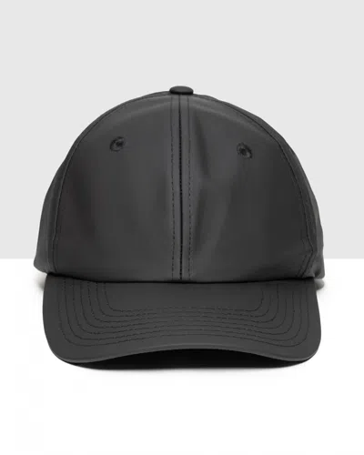Rains Waterproof Six Panel Cap In 01 Black