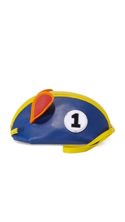 Yazbukey Number One Mouse Wristlet In Red/blue/yellow
