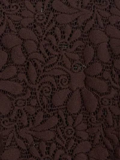 La Doublej Lacey Make An Exit Top In Brown