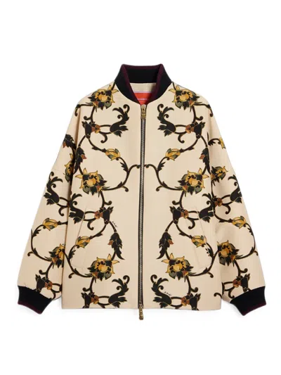 La Doublej Brooklyn Bomber Jacket In 뉴트럴