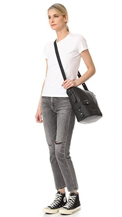Shop Marc Jacobs The Sling Convertible Shoulder Bag In Black